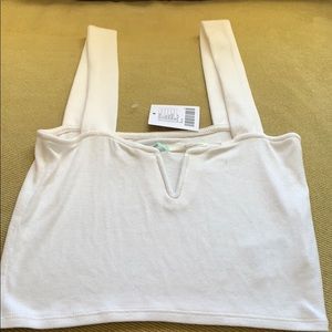 Urban Outfitters white crop top